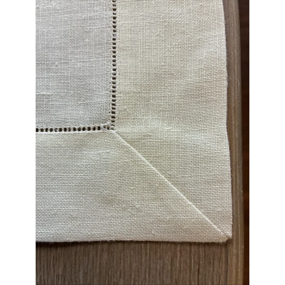 Sferra CLASSICO Hem stitched  Placemats & Napkins  Set Of 4 Each Italian Linen